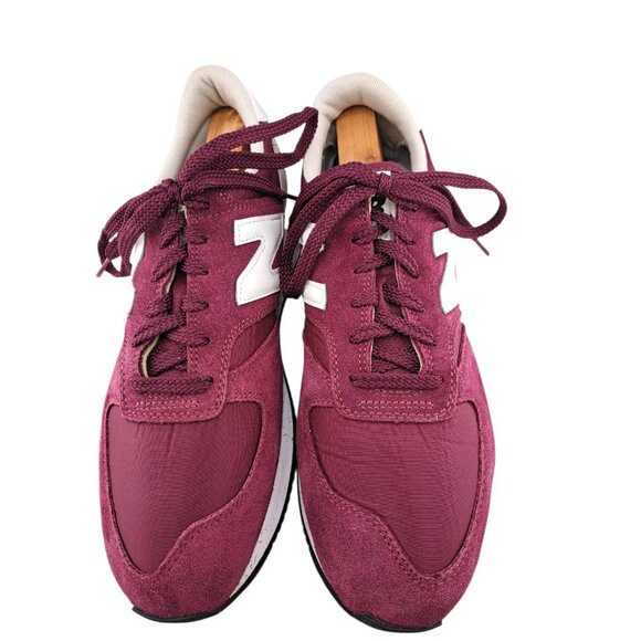 New Balance 420 Mens 10.5 Burgundy Suede Classic Retro Sneakers UL420CD2 (Flaw) - Picture 4 of 11